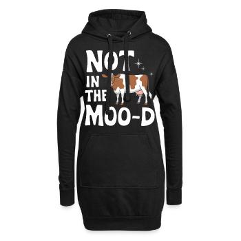 Éleveur de vaches Ferme Éleveur de vaches - Sweat-shirt à capuche long Femme - noir - Devant
