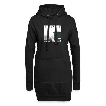 Preikestolen - Norwegen Urlaub Reise Geschenk - Hoodie-Kleid - Schwarz - Vorne
