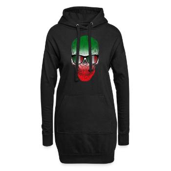 Italie - Sweat-shirt à capuche long Femme - noir - Devant