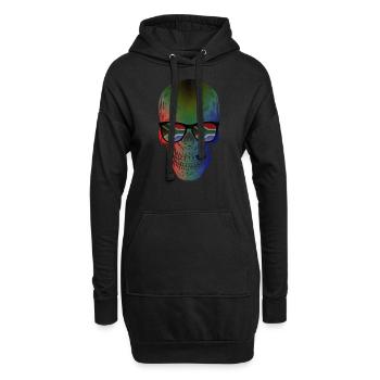 Südafrika - Hoodie-Kleid - Schwarz - Vorne