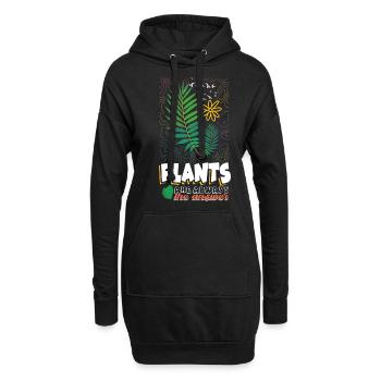 Delightfully Planting Lovable Routines Artwork - Hoodie Dress - black - Front