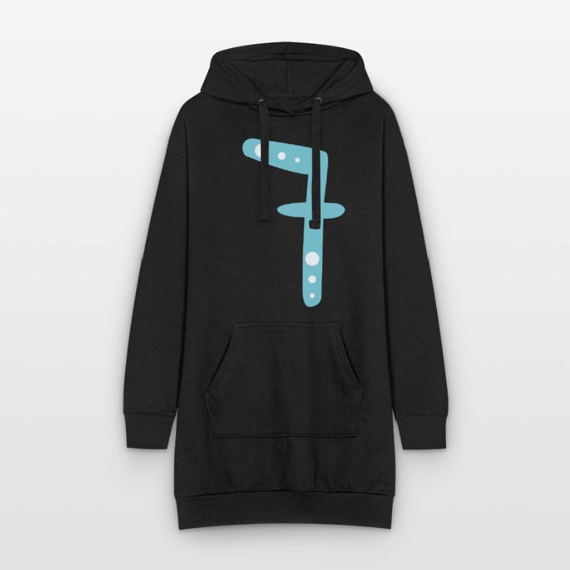 Number 7 Hoodie Dress