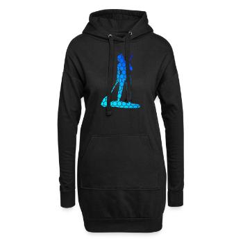 Stand up Paddle Board Pour Hommes Standup Paddle - Sweat-shirt à capuche long Femme - noir - Devant