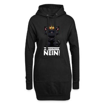 Avant que tu ne demandes Pas de chats Chats Amateur des chats - Sweat-shirt à capuche long Femme - noir - Devant
