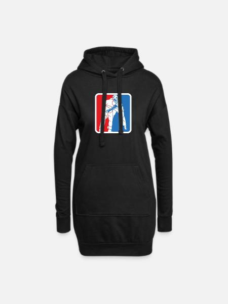 Schweizer Schwinger Liga - Hoodie-Kleid - Schwarz