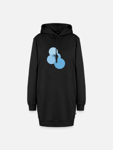 Richter Recht Versicherung - Hoodie-Kleid - Schwarz