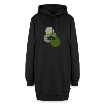 Monstertruck Offroadfahrzeuge Gelaende - Hoodie-Kleid - Schwarz - Vorne - AI Model Female 172 light (172cm)