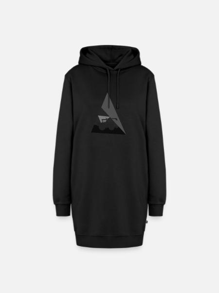 Bauer Hof - Hoodie-Kleid - Schwarz