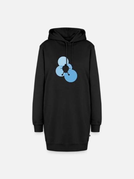 Barbecue Grillzange BBQ - Hoodie-Kleid - Schwarz