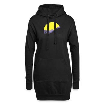 Tacita de Plata - Hoodie Dress - black - Front