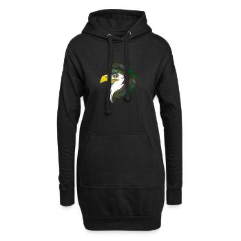 Dominica - Hoodie-Kleid - Schwarz - Vorne
