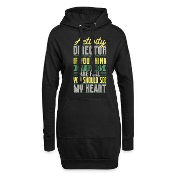 Activity Director Appreciation - Hoodie-Kleid - Schwarz - Vorne