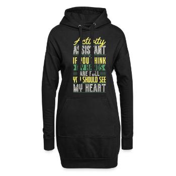 Activity Assistant Appreciation - Hoodie-Kleid - Schwarz - Vorne