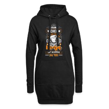 Chef Restaurant Chef étoilé Gastronomie - Sweat-shirt à capuche long Femme - noir - Devant