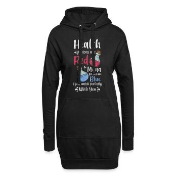 Potion Heilpraktiker Natürlich - Hoodie-Kleid - Schwarz - Vorne