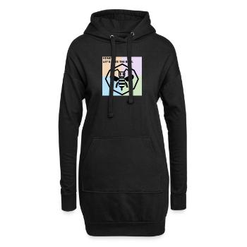 Honey, Save the Bees - Retten Sie die Bienen - Hoodie-Kleid - Schwarz - Vorne