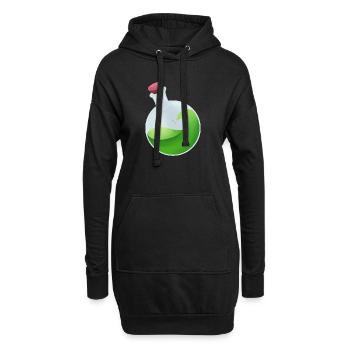 Grüner Zaubertrank - Hoodie-Kleid - Schwarz - Vorne