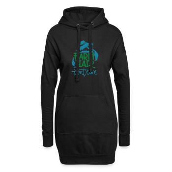 Fermier Fermier Vie Rurale Fermier Cadeau Dicton - Sweat-shirt à capuche long Femme - noir - Devant