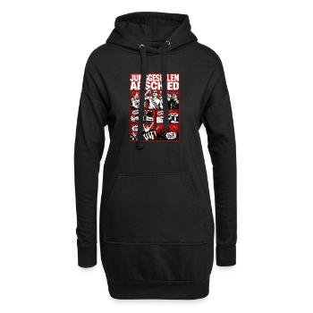 Junggesellenabschied Party Legenden - Hoodie-Kleid - Schwarz - Vorne