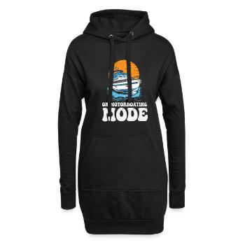 En mode motonautique Ponton Captain Lake Life - Sweat-shirt à capuche long Femme - noir - Devant