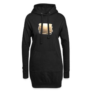 Beach - Hoodie-Kleid - Schwarz - Vorne