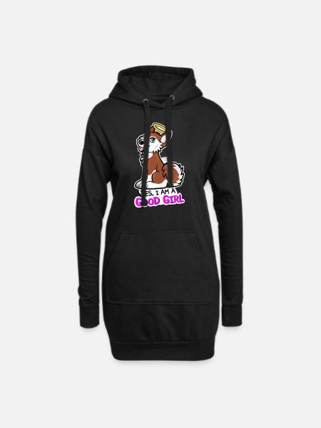 Good Girl Husky - Hoodie-Kleid - Schwarz