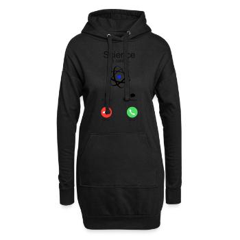 Wissenschaft ruft Geschenk für Physik Chemie Fans - Hoodie-Kleid - Schwarz - Vorne