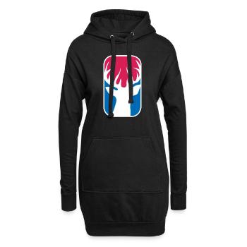 Jäger Lustig Rehbock Hirsch Trophäe Jagd Geschenk - Hoodie-Kleid - Schwarz - Vorne