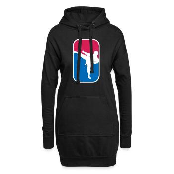 Kampfsport Kämpfer Karate Judo lustige Geschenk - Hoodie-Kleid - Schwarz - Vorne