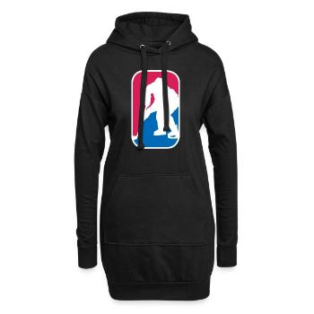 Ice Hockey Eishockey Spieler Logo lustige Geschenk - Hoodie-Kleid - Schwarz - Vorne