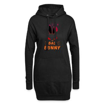 Je suis Bad Bunny Anime Dessin animé Drôle Gamer Geek Mignon - Sweat-shirt à capuche long Femme - noir - Devant