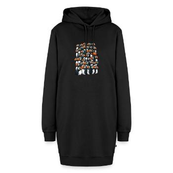 Mac Toco - Hoodie-Kleid - Schwarz - Vorne - AI Model Female 172 light (172cm)