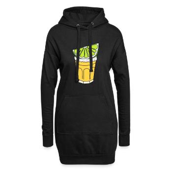 Tequila - Hoodie-Kleid - Schwarz - Vorne