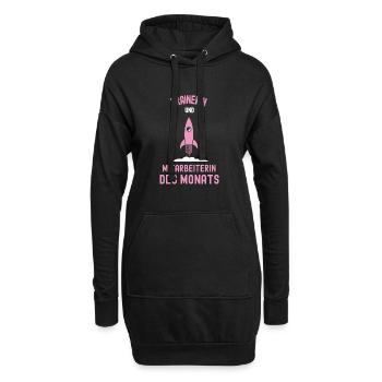 Beste Trainerin Mitarbeiterin des Monats Training - Hoodie-Kleid - Schwarz - Vorne