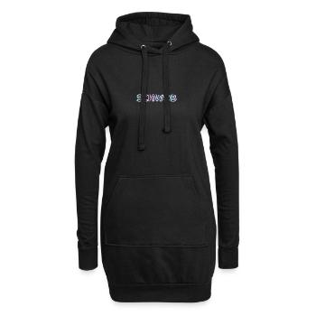 Schwob Schwabe Schwaben Dialekt - Hoodie-Kleid - Schwarz - Vorne