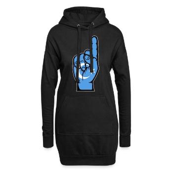 Drapeau ouïghour numéro 1 - Sweat-shirt à capuche long Femme - noir - Devant