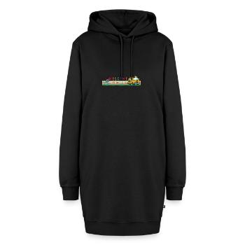 Lustiger Dino Willkommen Zurück in der Schule Outfit Schule - Hoodie-Kleid - Schwarz - Vorne
