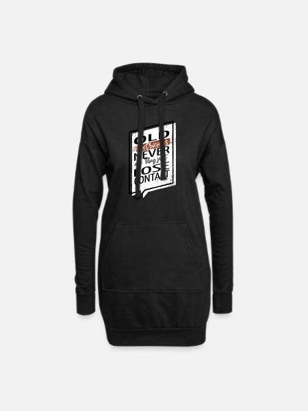 électricité blague électricien vêtements anniversaire - Sweat-shirt à capuche long Femme - noir