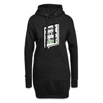 dungeon world i dont always even left my jokes - Hoodie-Kleid - Schwarz - Vorne