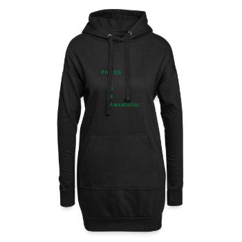 Bewusstsein für Zerebralparese - Hoodie-Kleid - Schwarz - Vorne