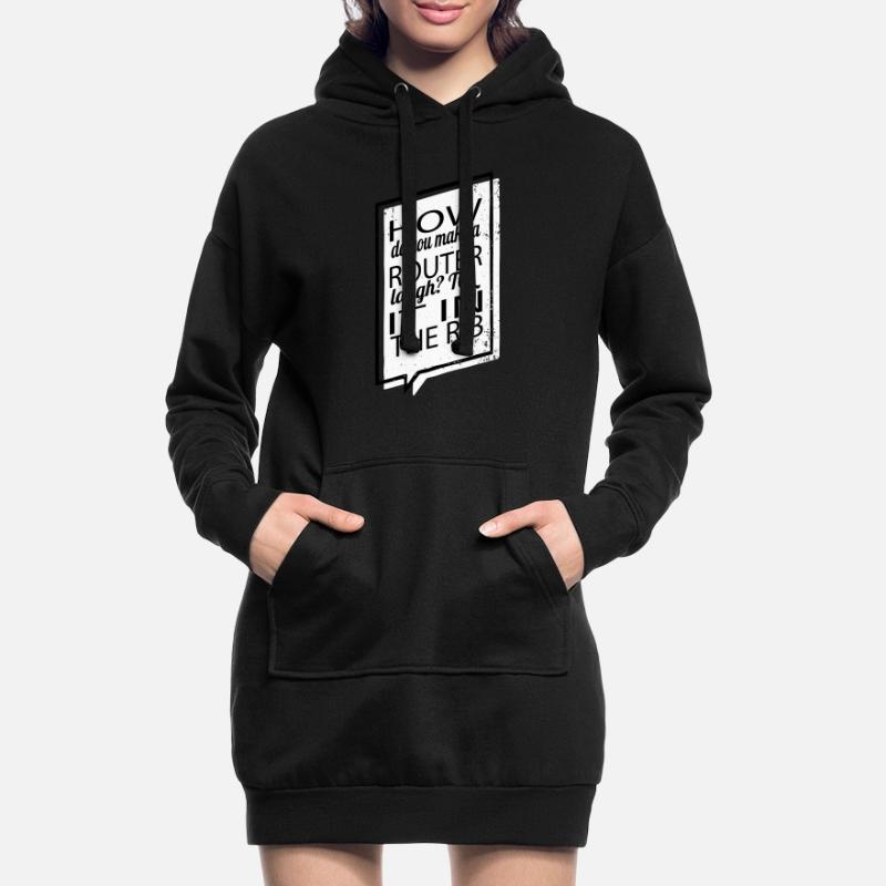 quote fun computer humour fullstack developer Hoodie Dress