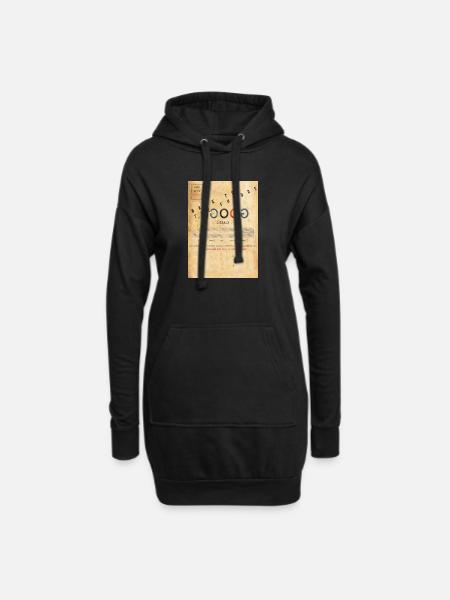 Google Zurück in die Zukunft Parodie - Hoodie-Kleid - Schwarz