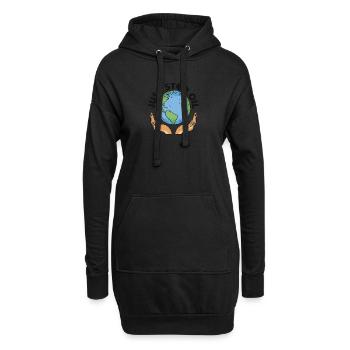 Arrêtez simplement le pétrole et sauvez la Terre - Arrêtez simplement le pétrole - Sweat-shirt à capuche long Femme - noir - Devant