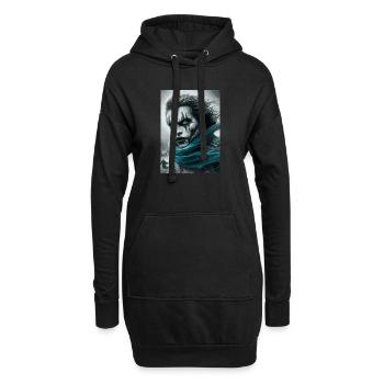 Held - Hoodie-Kleid - Schwarz - Vorne