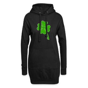 Cloverleaf - Sweat-shirt à capuche long Femme - noir - Devant