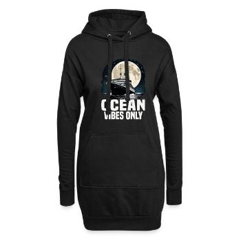 Ocean Vibes Only Cruise Ship Vacation Group - Hoodie-Kleid - Schwarz - Vorne