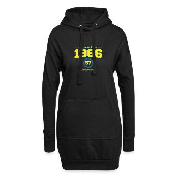Awesome 1966 Shirt für Männer Frauen 57 Jahre alt 57. - Hoodie-Kleid - Schwarz - Vorne