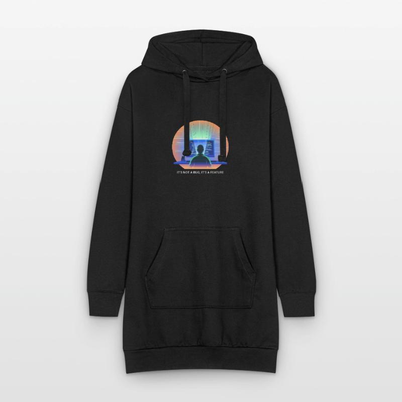 its not a bug its a feature Programmierer Software Hoodie-Kleid