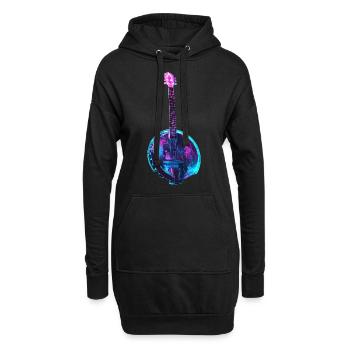 Banjo - Sweat-shirt à capuche long Femme - noir - Devant