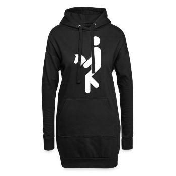 Cheval de loisir, Hobby Horsing, Cavalier, Cheval de loisir - Sweat-shirt à capuche long Femme - noir - Devant